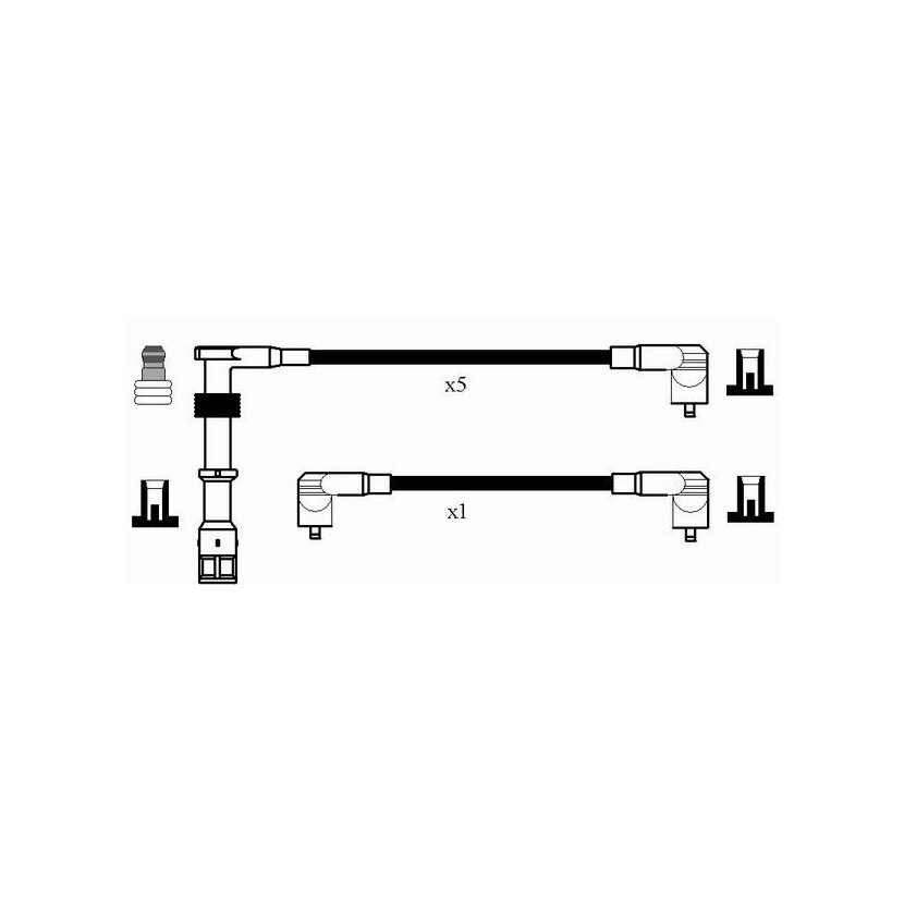 NGK Zündleitungssatz 0508 für 034 905 483 G