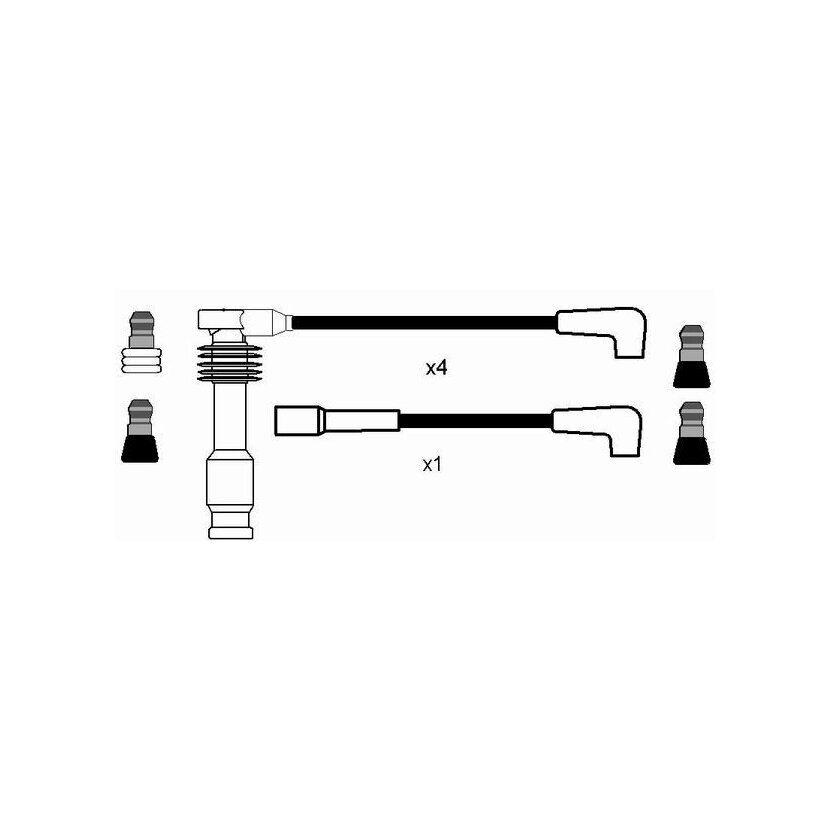 NGK Zündleitungssatz 0823 für 1612609