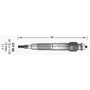 NGK Glühkerze 3017 für 1N02-18-601