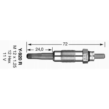 NGK Glühkerze 3645 für 60 81 22 92