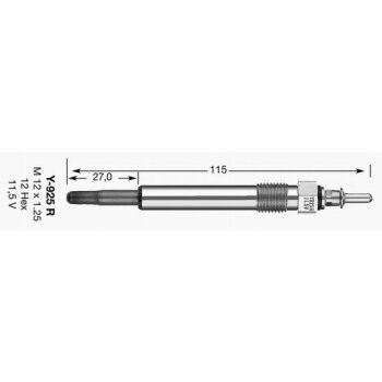 NGK Glühkerze 5045 für 001 159 20 01