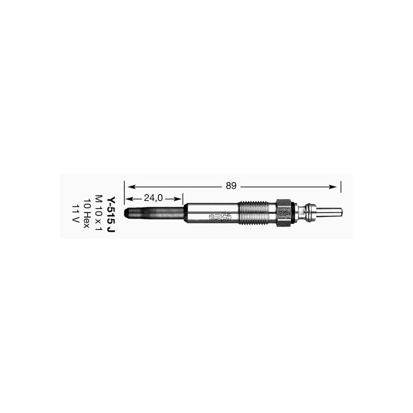 NGK Glühkerze 6892 für N 101 401 04