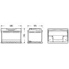 EXIDE Starterbatterie EB602 für 51018461