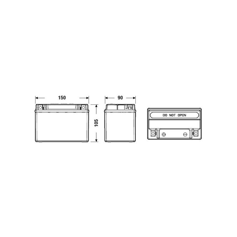 EXIDE Starterbatterie EK091 für 31296300