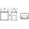 EXIDE Starterbatterie EA406 für 31500SMGE021M2