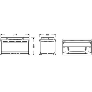 EXIDE Starterbatterie EB800 für 61217604816