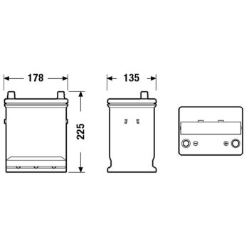 EXIDE Starterbatterie EB320 für 5600CL