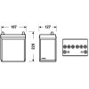 EXIDE Starterbatterie EB357 für 244104A00A
