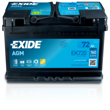EXIDE Starterbatterie EK720 für 000915105CC
