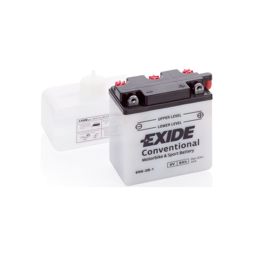 EXIDE Starterbatterie 6N6-3B-1 - 6N63B1