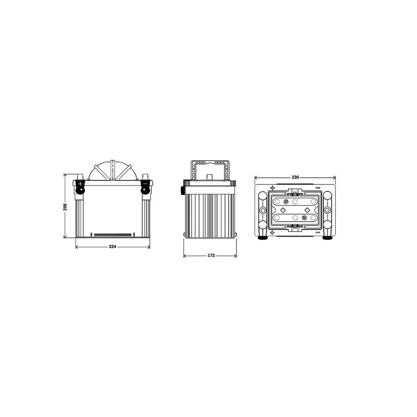 EXIDE Starterbatterie EX900