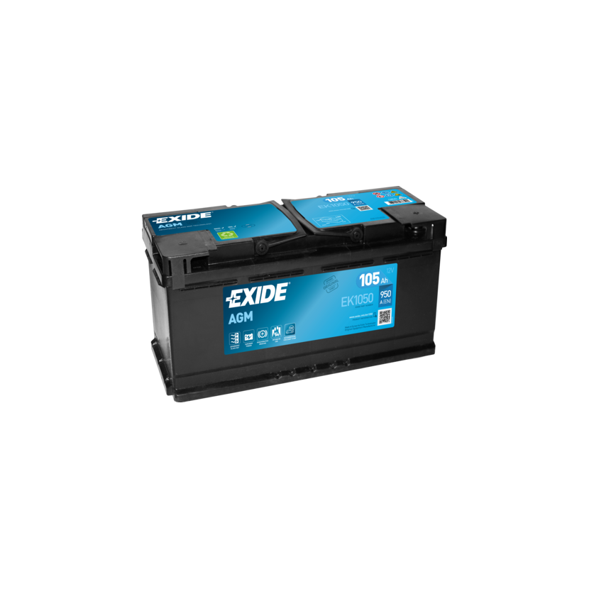 EXIDE Starterbatterie EK1050 für 000915105CF