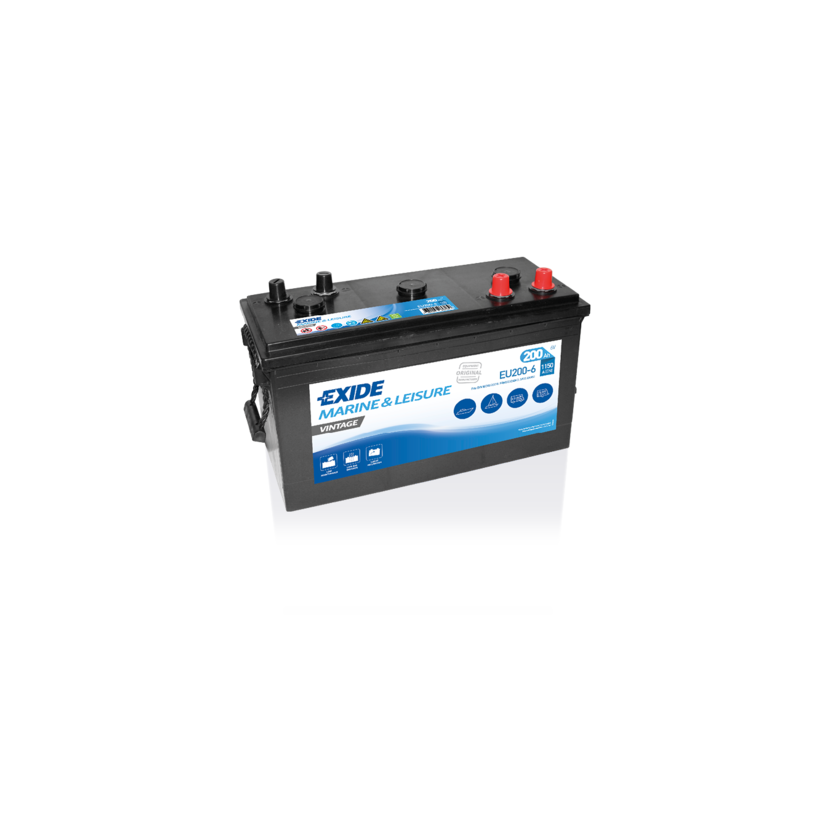 EXIDE Starterbatterie EU200-6 - EU2006