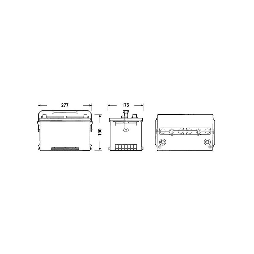 EXIDE Starterbatterie EA680