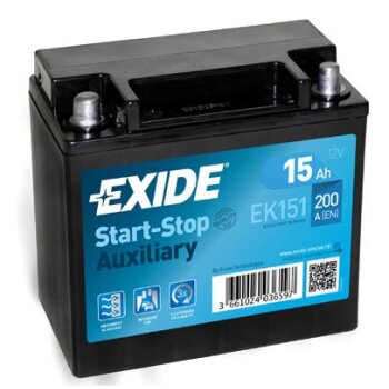 EXIDE Starterbatterie EK151 für C2Z16703