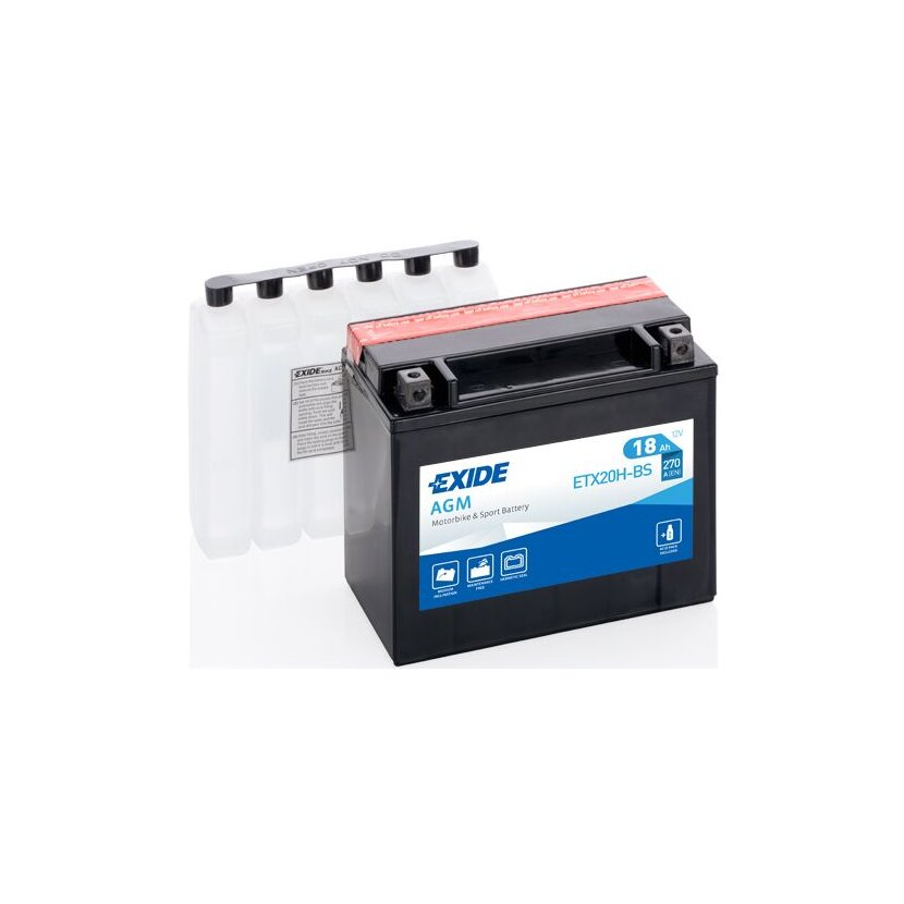 EXIDE Starterbatterie ETX20H-BS - ETX20HBS