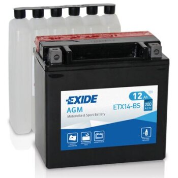 EXIDE Starterbatterie ETX14-BS - ETX14BS