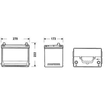 EXIDE Starterbatterie EA754 für 1060816