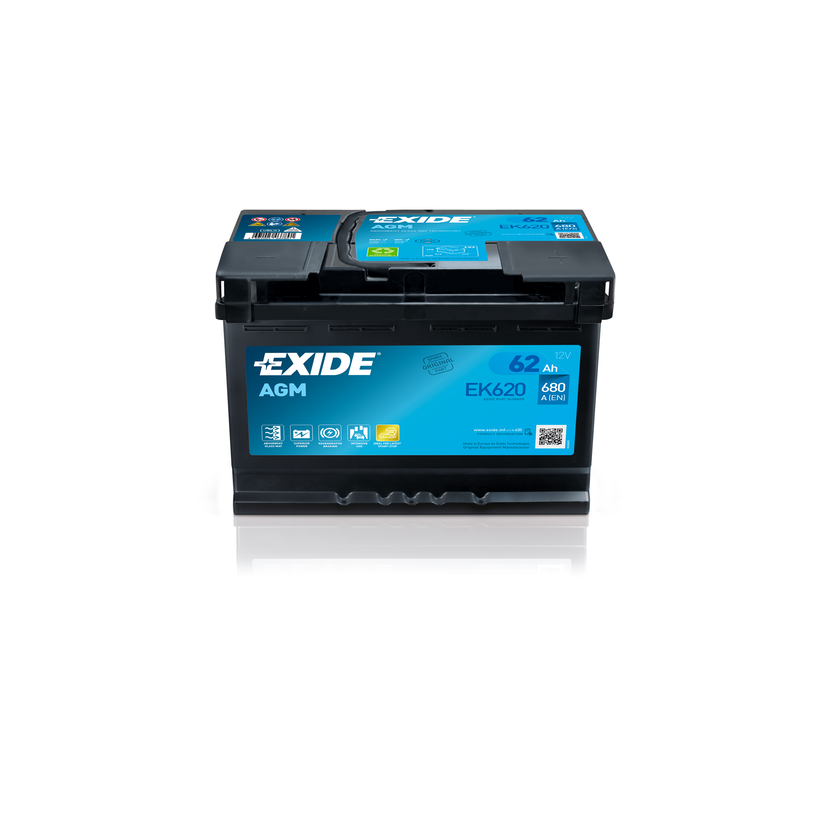 EXIDE Starterbatterie EK620 für 000915105CB