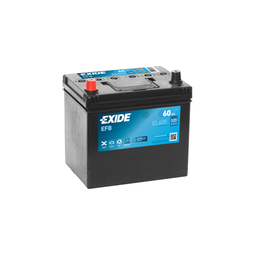 EXIDE Starterbatterie EL605 für 28800-YZZFA