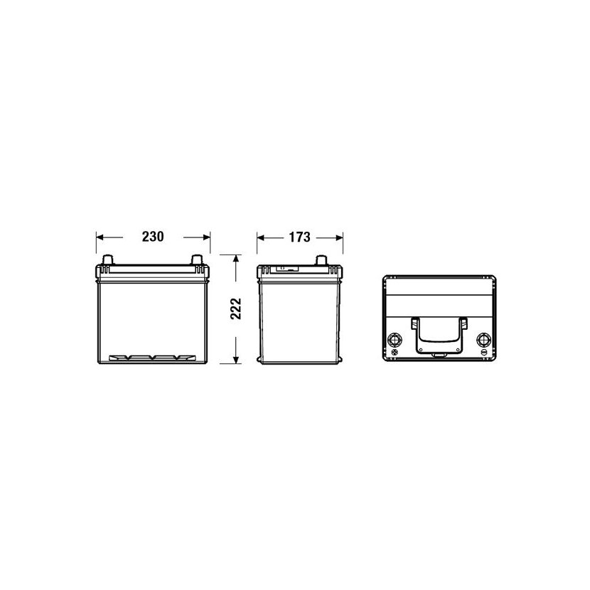 EXIDE Starterbatterie EB605 für 400129979