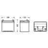 EXIDE Starterbatterie EB605 für 400129979