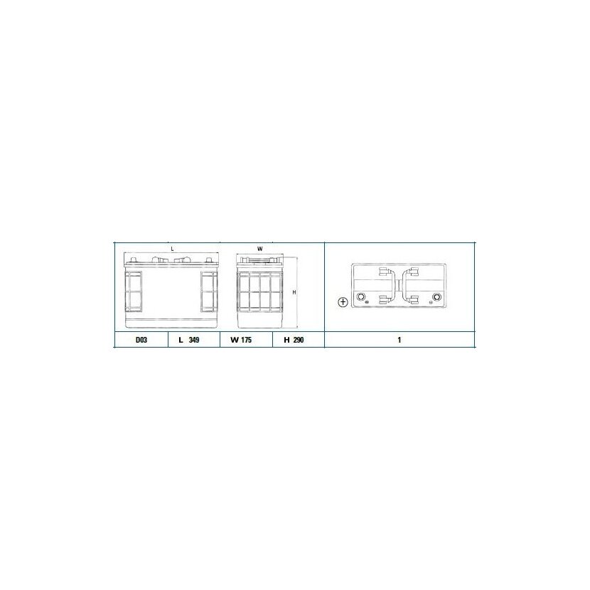 EXIDE Starterbatterie EG1251 für 20E-06-H4110