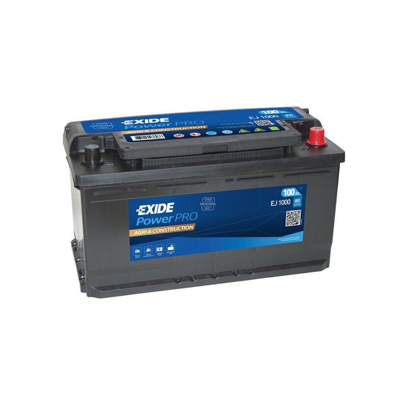 EXIDE Starterbatterie EJ1000 für APBAT100