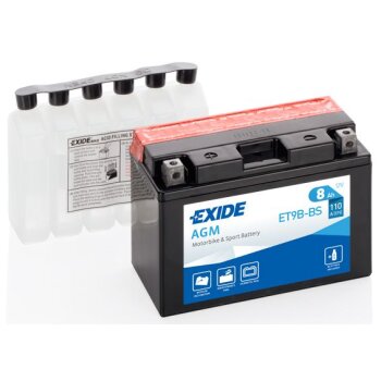 EXIDE Starterbatterie ET9B-BS - ET9BBS
