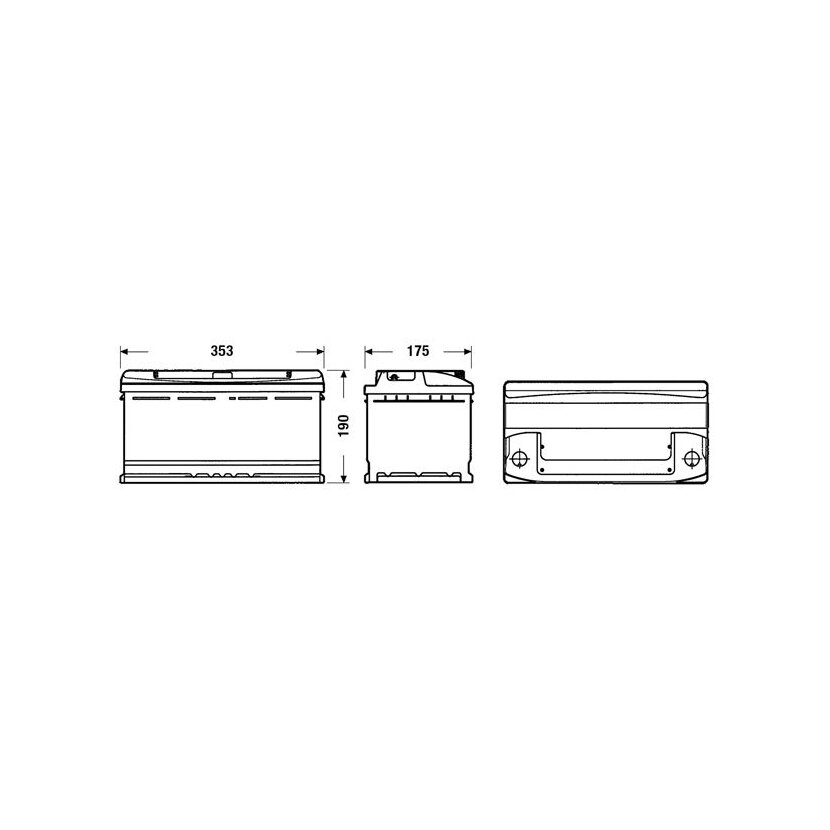 EXIDE Starterbatterie EC900 für 51018466