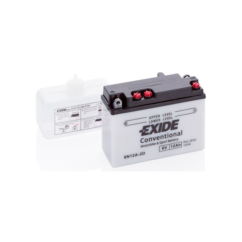 EXIDE Starterbatterie 6N12A-2D - 6N12A2D