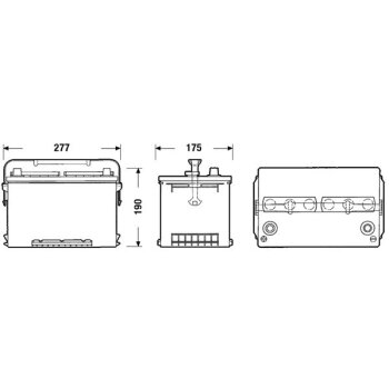 EXIDE Starterbatterie EA681