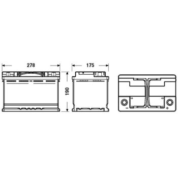 EXIDE Starterbatterie EZ600