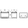 EXIDE Starterbatterie EB704 für 1060816