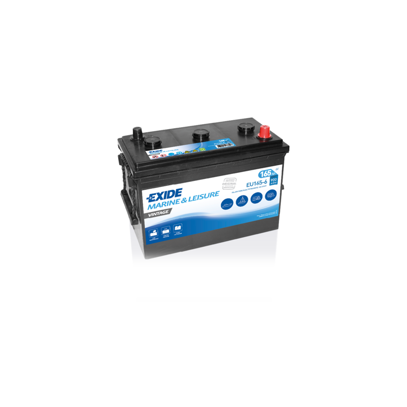 EXIDE Starterbatterie EU165-6 - EU1656