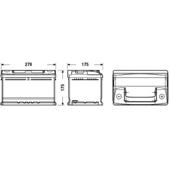 EXIDE Starterbatterie EC652 für 61218381716