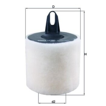 KNECHT Luftfilter LX 1651 - LX1651 für 13717532754