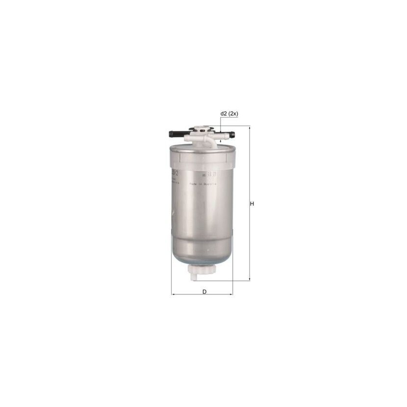 KNECHT Kraftstofffilter KL 233/2 - KL233/2 für 1J0127247A