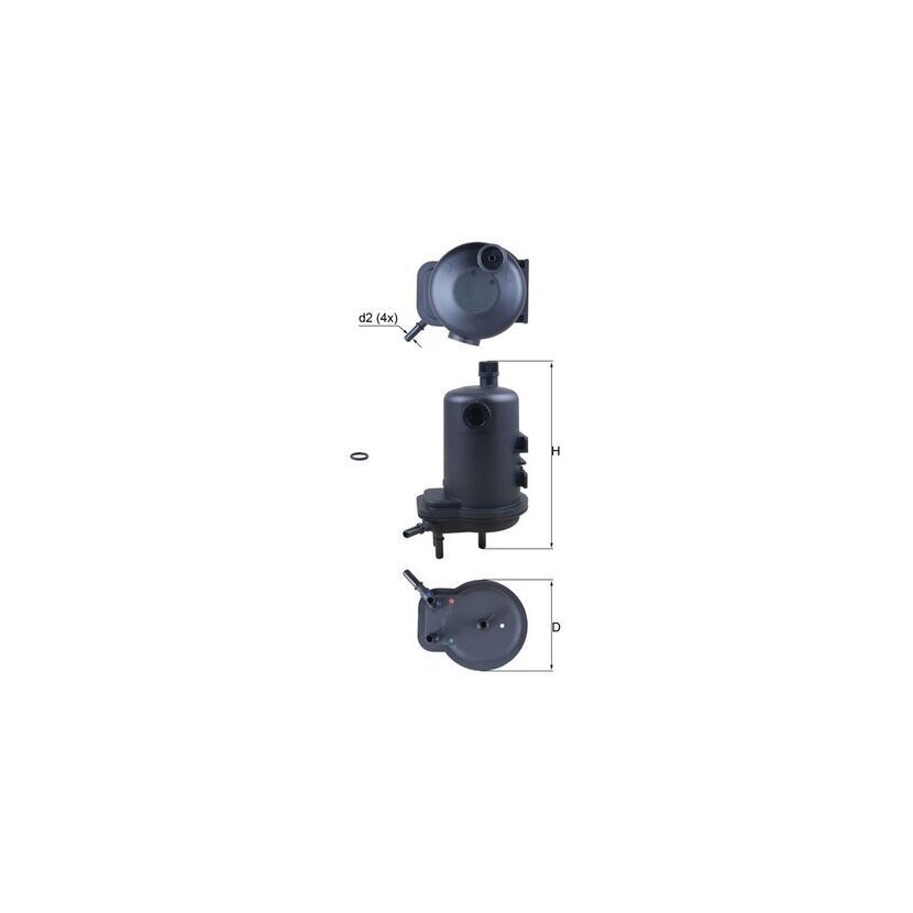 KNECHT Kraftstofffilter KL 633D - KL633D für 16400AY61A