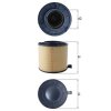 KNECHT Luftfilter LX 4406 - LX4406 für 8W0133843C