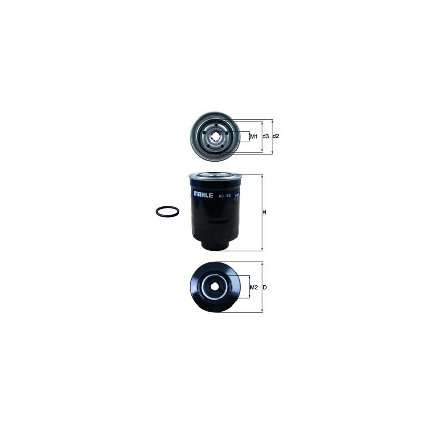 KNECHT Kraftstofffilter KC 83D - KC83D für J2330364010