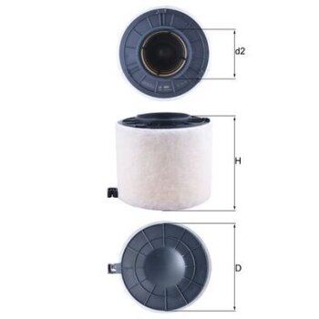 KNECHT Luftfilter LX 4410 - LX4410 für 8W0133843