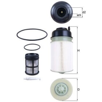 KNECHT Kraftstofffilter KX 406KIT - KX406KIT für...