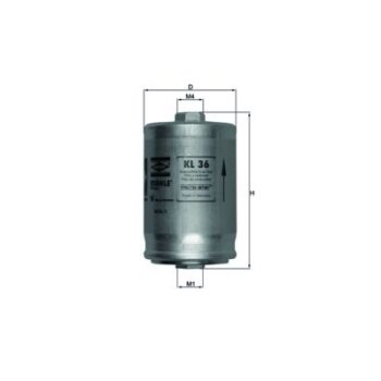 KNECHT Kraftstofffilter KL 36 - KL36 für 441201511C