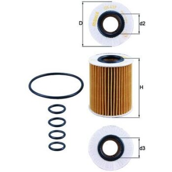 KNECHT Ölfilter OX 437D - OX437D für 98018448