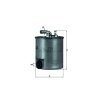 KNECHT Kraftstofffilter KL 174 - KL174 für 6110920101