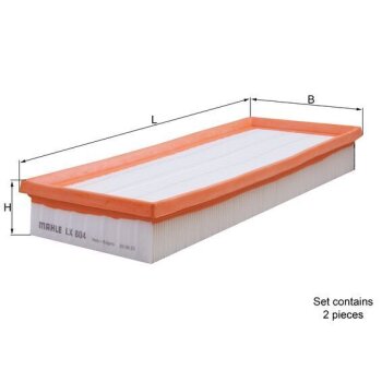 KNECHT Luftfilter LX 804/S - LX804/S für 1120940004