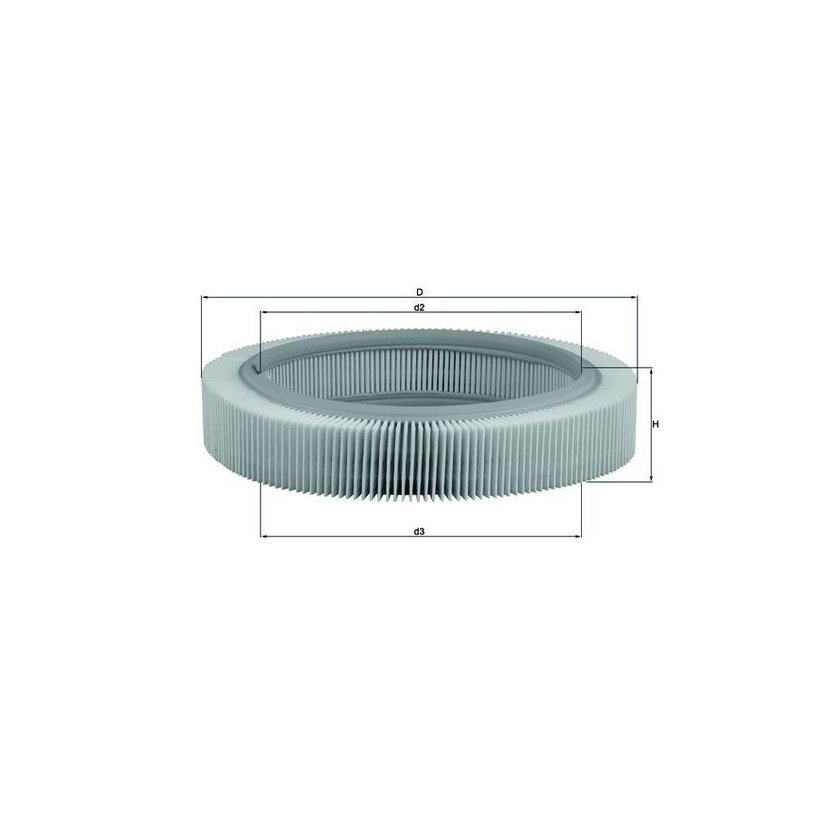 KNECHT Luftfilter LX 209 - LX209 für 036129620