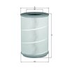 KNECHT Luftfilter LX 604/4 - LX604/4 für 1538006