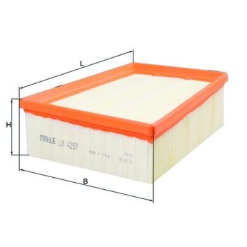 KNECHT Luftfilter LX 4297 - LX4297 für 165467860R